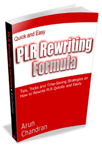Quick and Easy PLR Rewriting Formula